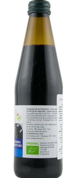 Suc de coacaze negre 100% 330 ml